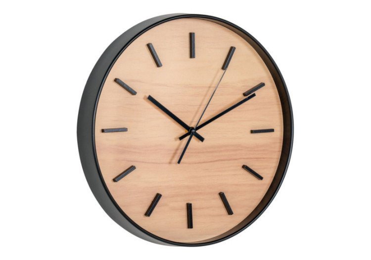 Camden Wall Clock - Horloge murale noire, mouvement silencieux, 35 cm - 4361126 - House Nordic 2