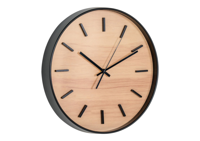 Camden Wall Clock - Horloge murale noire, mouvement silencieux, 35 cm - 4361126 - House Nordic