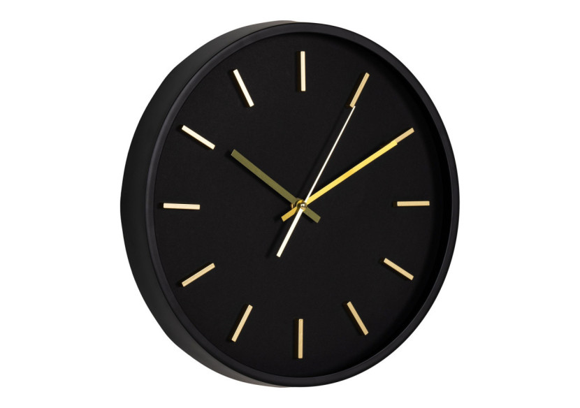 Kensington Wall Clock - Horloge murale noire, mouvement silencieux, 35 cm - 4361127 - House Nordic