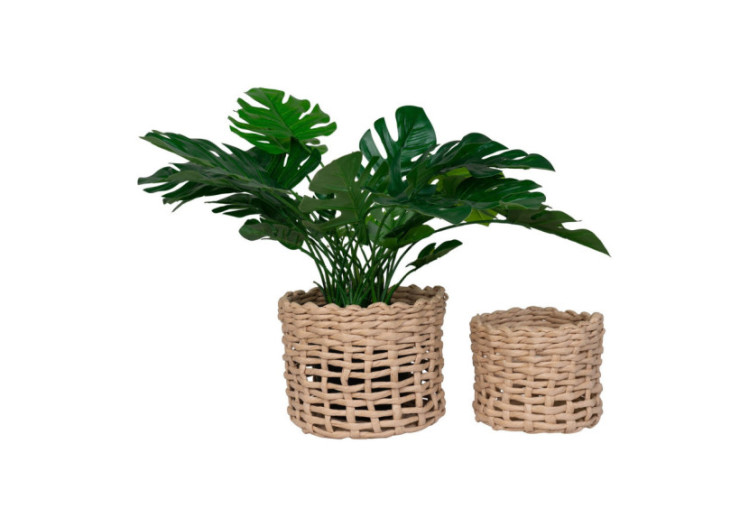 Panier Penela - Papier marron clair, set de 2 (14x12 cm et 17x14 cm) - 4401549 - House Nordic 2