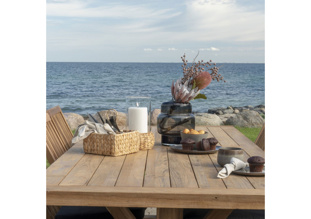 Boîte de rangement Pleiku - 20x11x20 cm en jonc d'eau - 4401551 - House Nordic