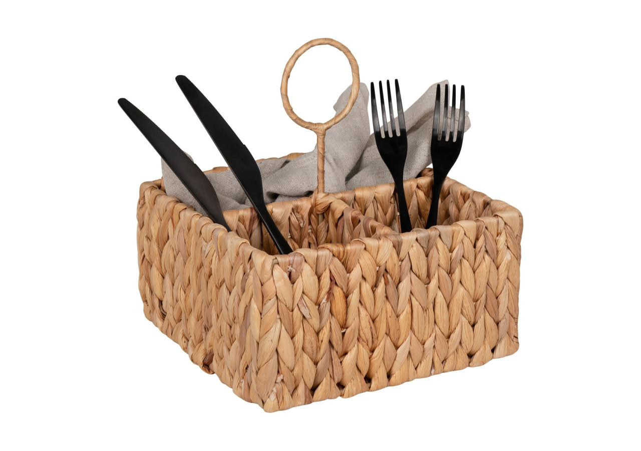 Boîte de rangement Pleiku - 20x11x20 cm en jonc d'eau - 4401551 - House Nordic