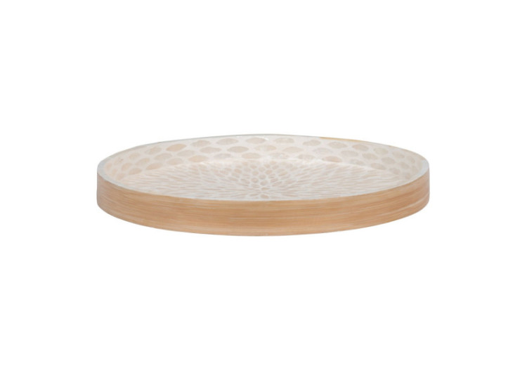 Plateau en bambou - Beige...
