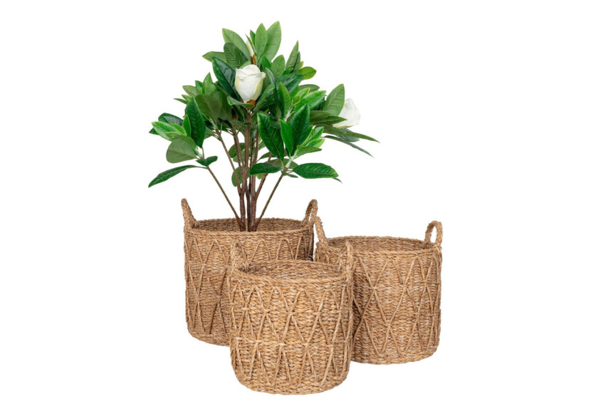Panier Krabi - Ensemble de 3 en herbe de mer - 4401556 - House Nordic