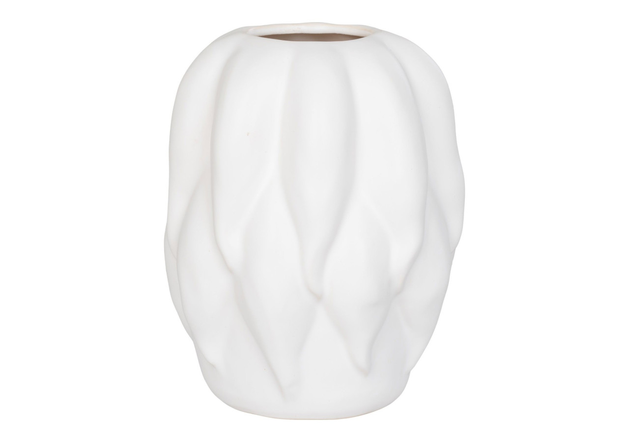 Vase en céramique - Beige 19,5x19,5x26 cm - 4441702 - House Nordic