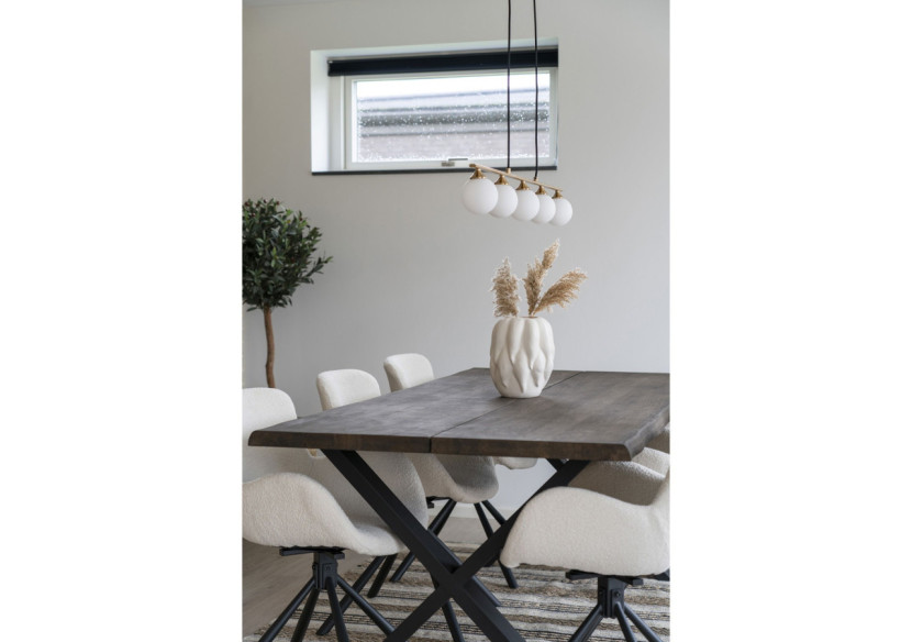 Vase en céramique - Beige 19,5x19,5x26 cm - 4441702 - House Nordic