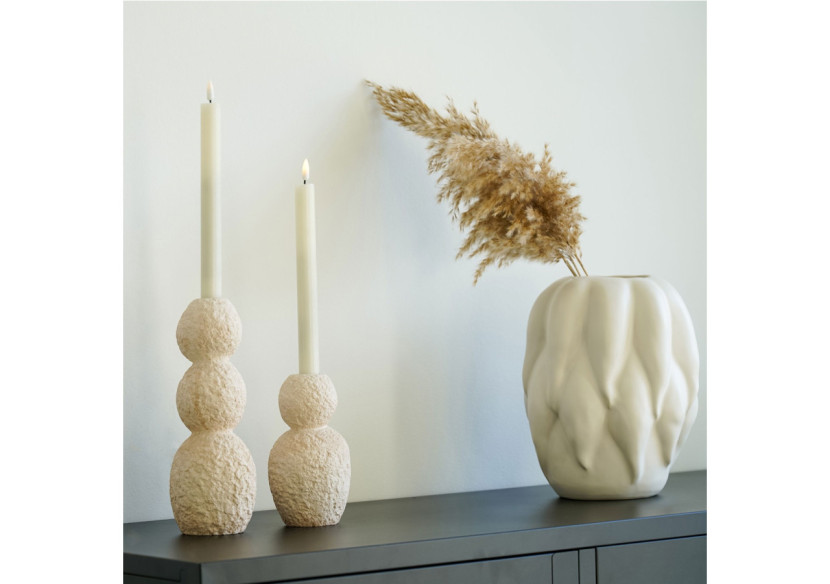 Support de Bougie - Ciment naturel, ensemble de 2 - 4561181 - House Nordic
