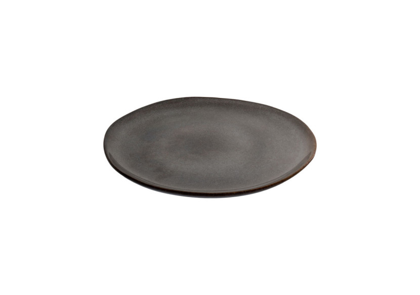Assiette de Déjeuner Selma - Céramique grise/brune, 21 cm, ensemble de 4 - 4700052 - House Nordic Assiette de Déjeuner Selma - Céramique grise/brune, 21 cm, ensemble de 4 - 4700052 - House Nordic