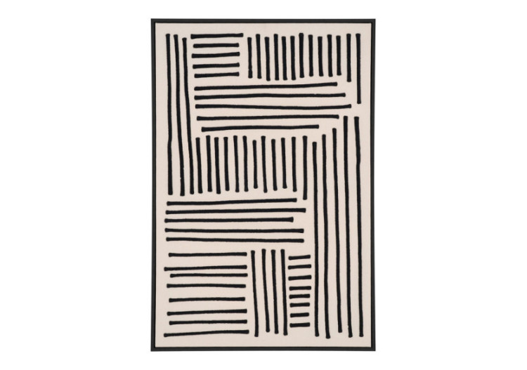 Impression sur Toile Lipari - Toile, noir/beige, No.1, 60x90 cm - 4981050 - House Nordic