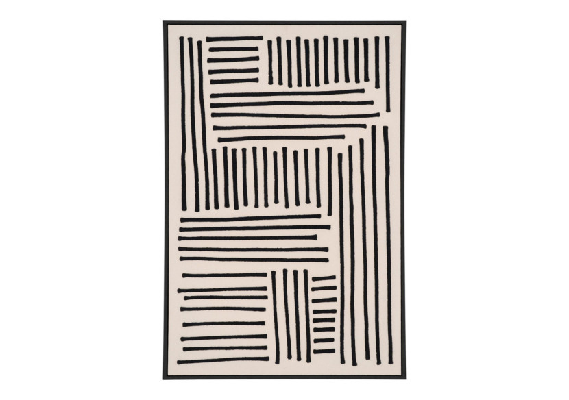 Impression sur Toile Lipari - Toile, noir/beige, No.1, 60x90 cm - 4981050 - House Nordic