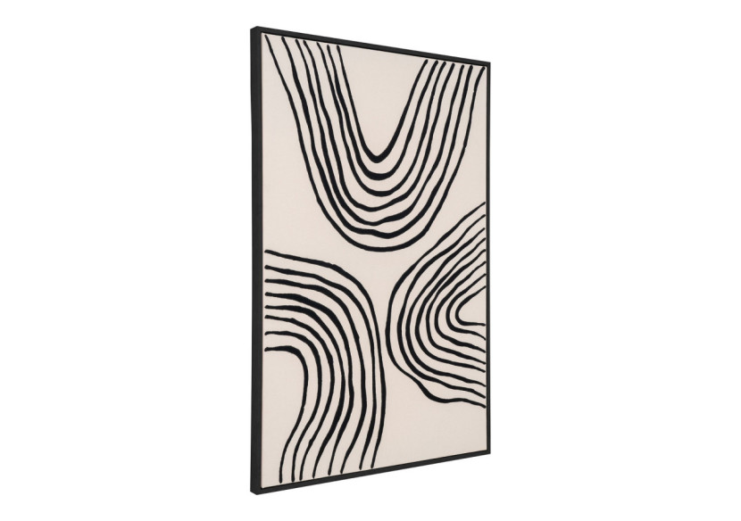 Impression sur Toile Lipari - Toile, noir/beige, No.2, 60x90 cm - 4981051 - House Nordic
