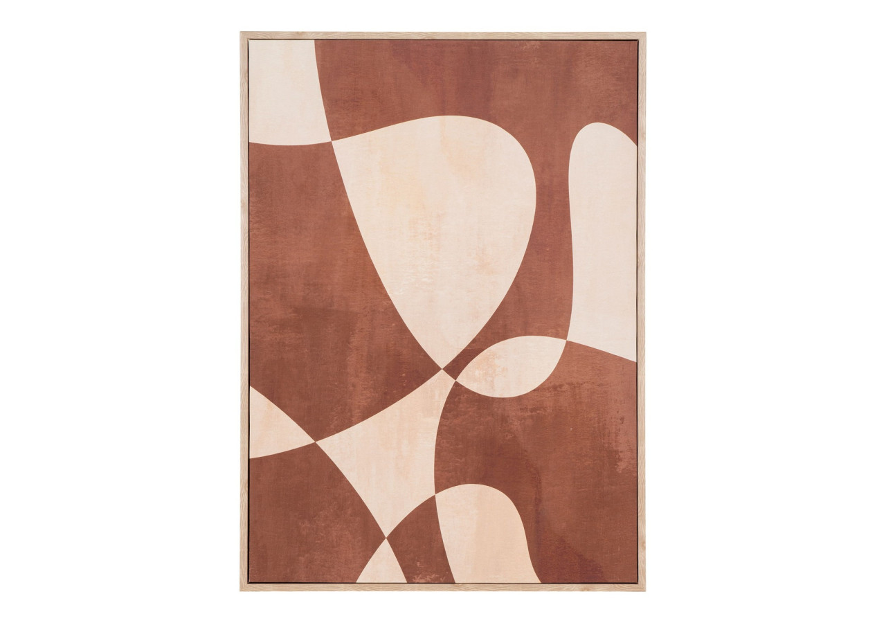 Impression sur Toile Cape Town - Toile, brun/beige, No.1, 50x70 cm - 4981054 - House Nordic