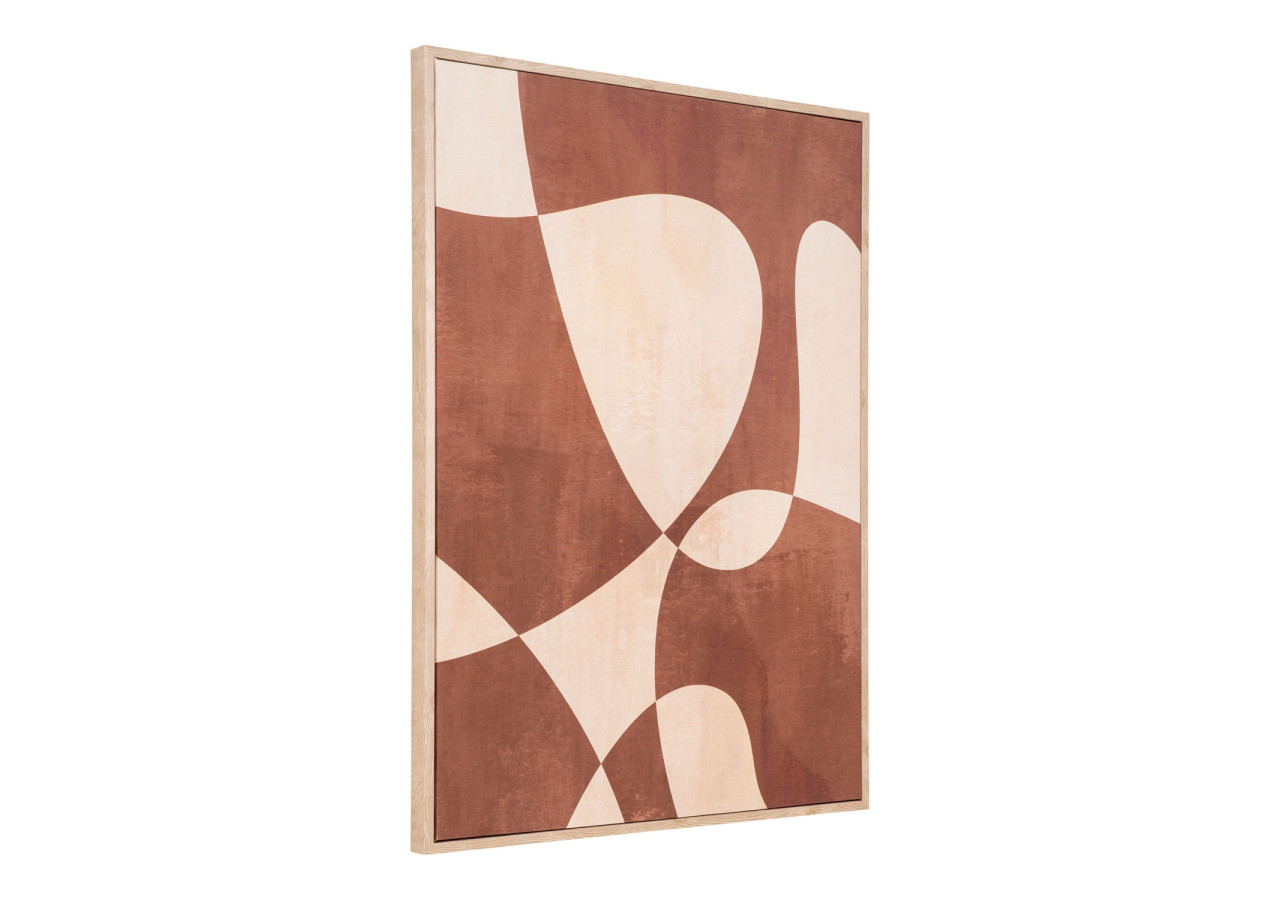 Impression sur Toile Cape Town - Toile, brun/beige, No.1, 50x70 cm - 4981054 - House Nordic