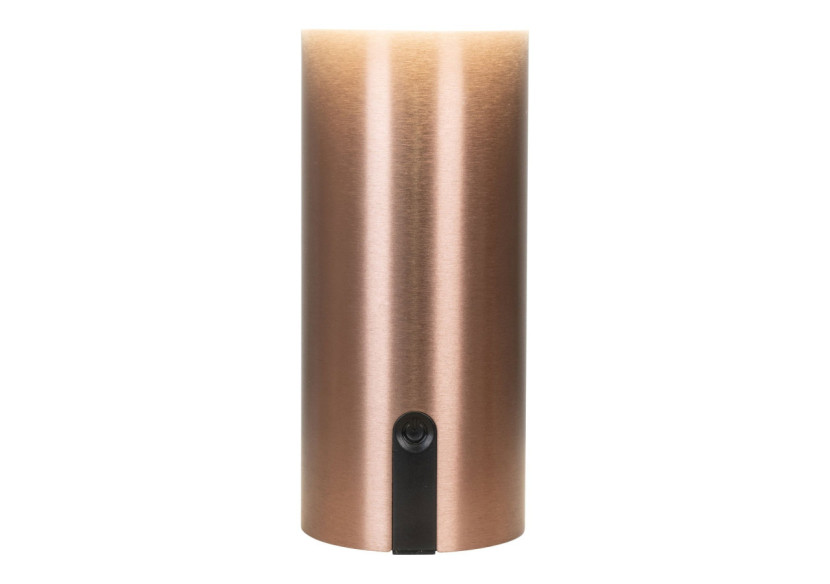 Lampe Soham LED - Rechargeable, blanche et cuivre, dimmable - 6405170 - House Nordic