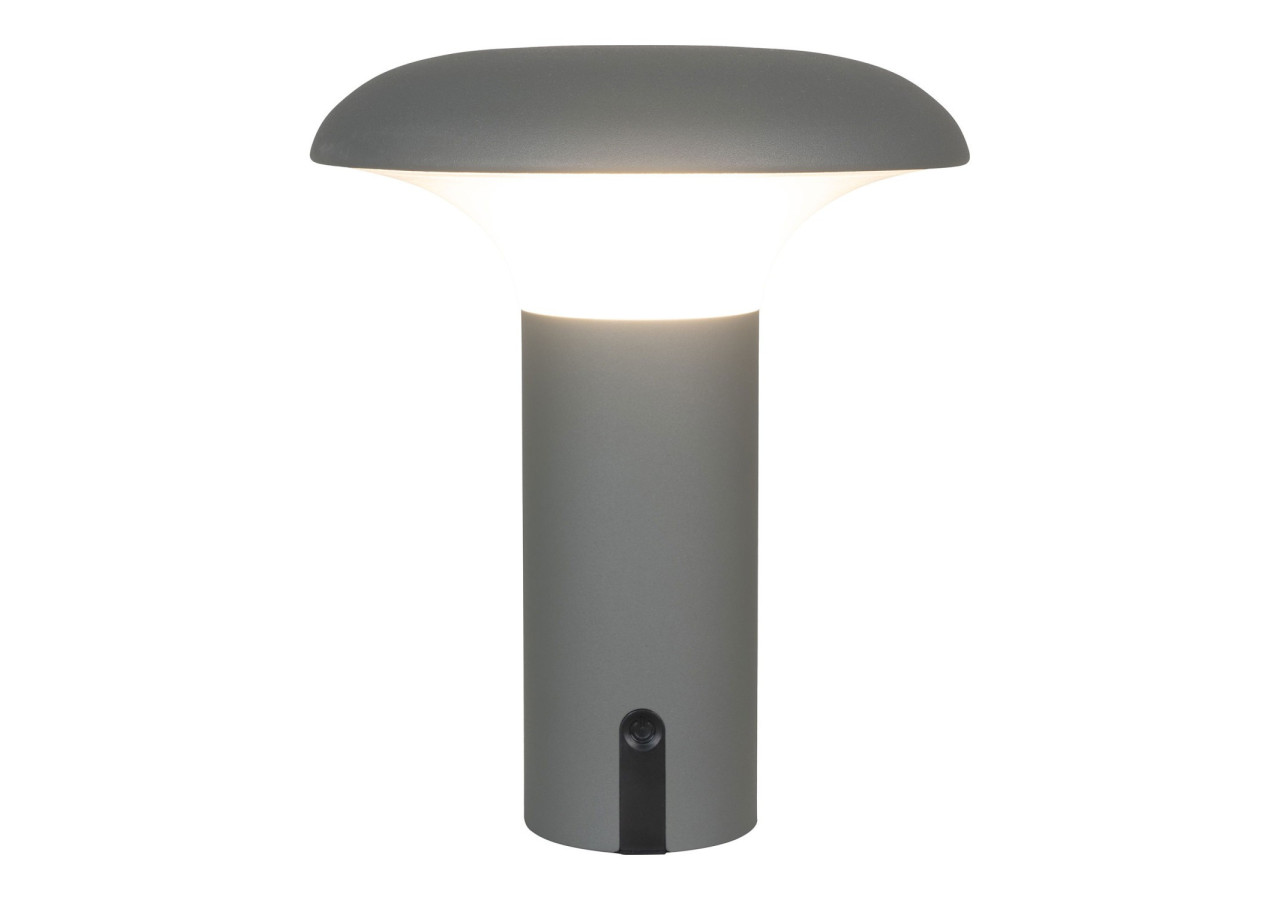 Lampe Ramsey LED - Rechargeable, grise, station de charge USB - 6405190 - House Nordic