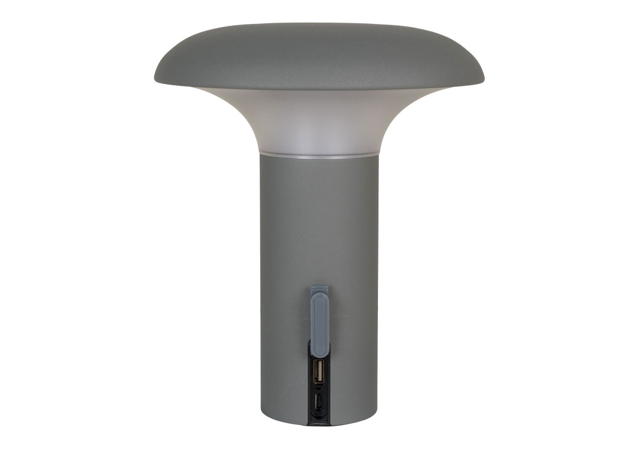 Lampe Ramsey LED - Rechargeable, grise, station de charge USB - 6405190 - House Nordic