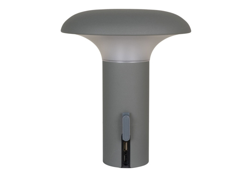 Lampe Ramsey LED - Rechargeable, grise, station de charge USB - 6405190 - House Nordic