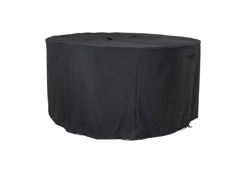 Housse de Luxe - Protection pour table ronde 180 cm avec 4 chaises, 210g/m2, noir - 7701075 - House Nordic