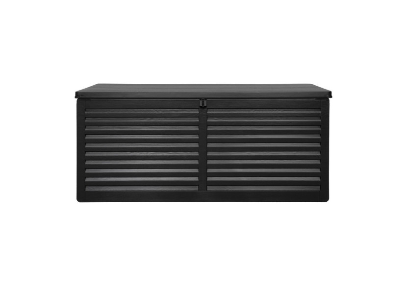 Coffre à Coussin Dubrovnik - Plastique, noir, 146,5x61x64,5 cm, 490 L - 7801140 - House Nordic