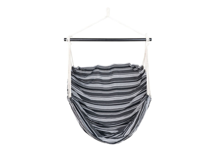 Chaise Hamac Lamia - Polyester/coton, larch, noir/gris/blanc - 7801195 - House Nordic 2