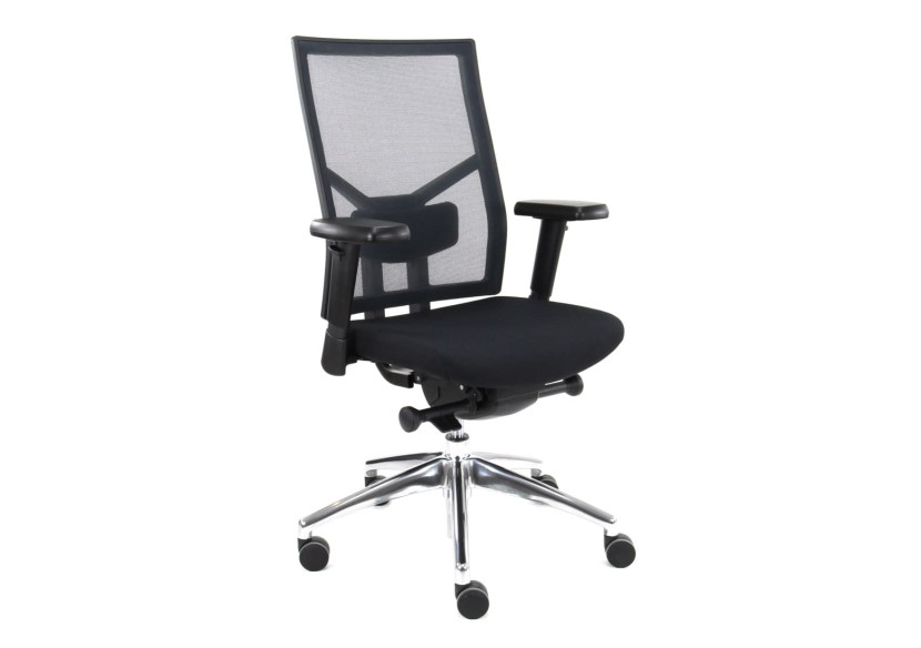 Chaise de Bureau Ergonomique Zuidas - Design réglable, Noir - R_CHY_686SA10C_NS_SET - Refurbished
