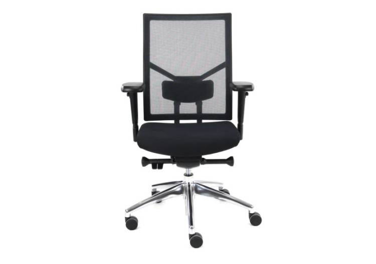 Chaise de Bureau Ergonomique Zuidas - Design réglable, Noir - R_CHY_686SA10C_NS_SET - Refurbished 2