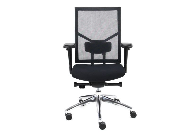 Chaise de Bureau Ergonomique Zuidas - Design réglable, Noir - R_CHY_686SA10C_NS_SET - Refurbished