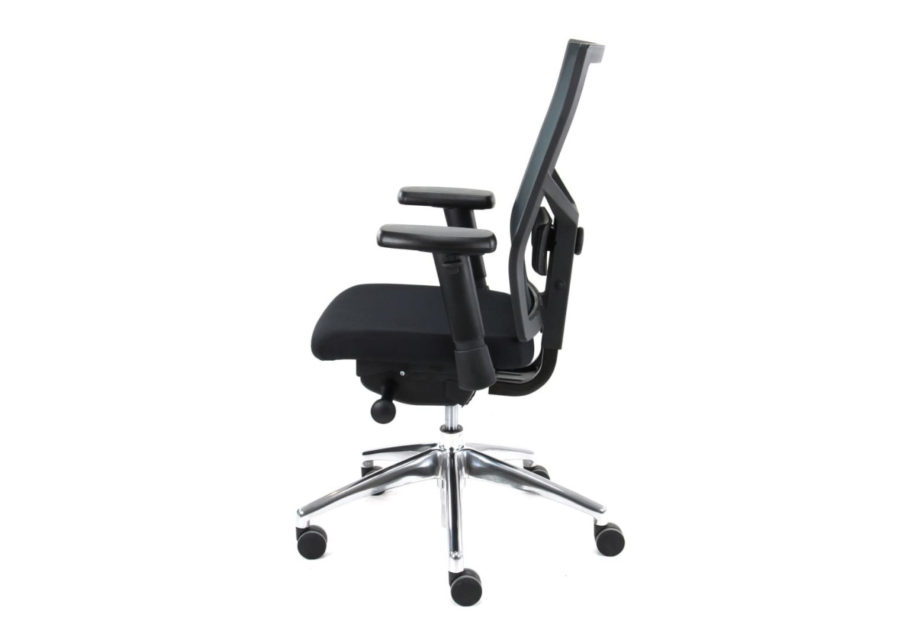 Chaise de Bureau Ergonomique Zuidas - Design réglable, Noir - R_CHY_686SA10C_NS_SET - Refurbished