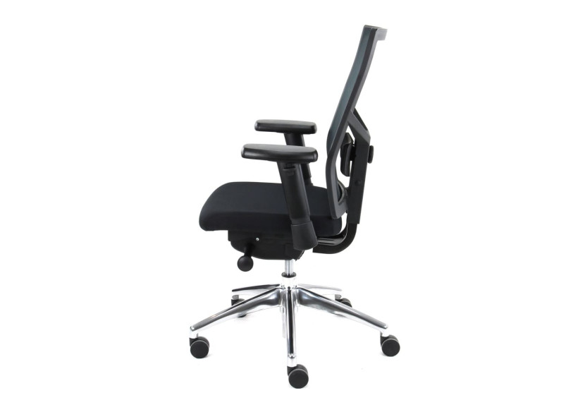Chaise de Bureau Ergonomique Zuidas - Design réglable, Noir - R_CHY_686SA10C_NS_SET - Refurbished