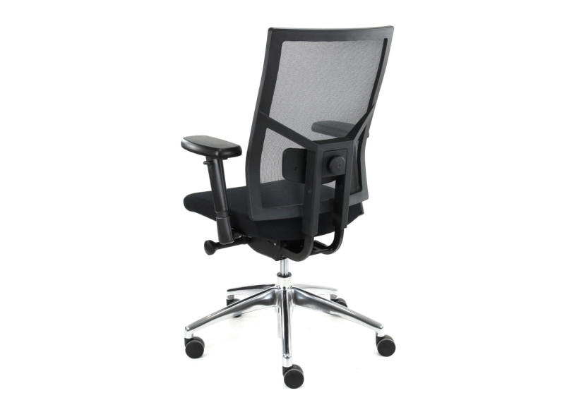 Chaise de Bureau Ergonomique Zuidas - Design réglable, Noir - R_CHY_686SA10C_NS_SET - Refurbished