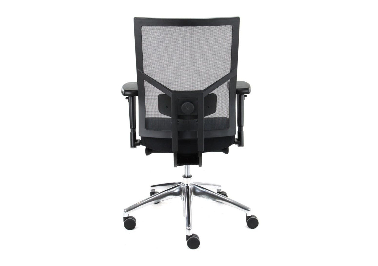 Chaise de Bureau Ergonomique Zuidas - Design réglable, Noir - R_CHY_686SA10C_NS_SET - Refurbished