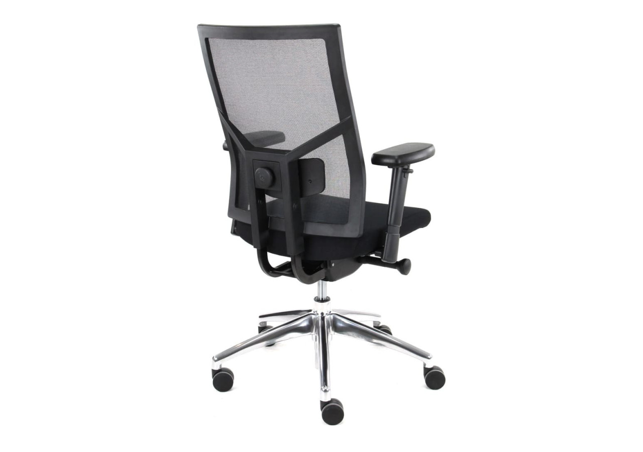 Chaise de Bureau Ergonomique Zuidas - Design réglable, Noir - R_CHY_686SA10C_NS_SET - Refurbished
