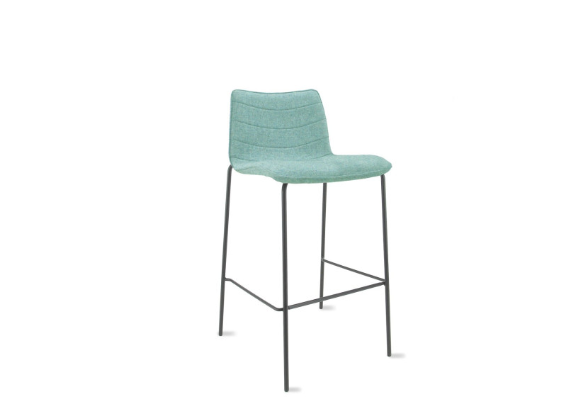 Tabouret Workliving Verona - Tissu Wolvilt Fenice 455 vert doux 75 cm - 107923C - Workliving Tabouret Workliving Verona - Tissu Wolvilt Fenice 455 vert doux 75 cm - 107923C - Workliving