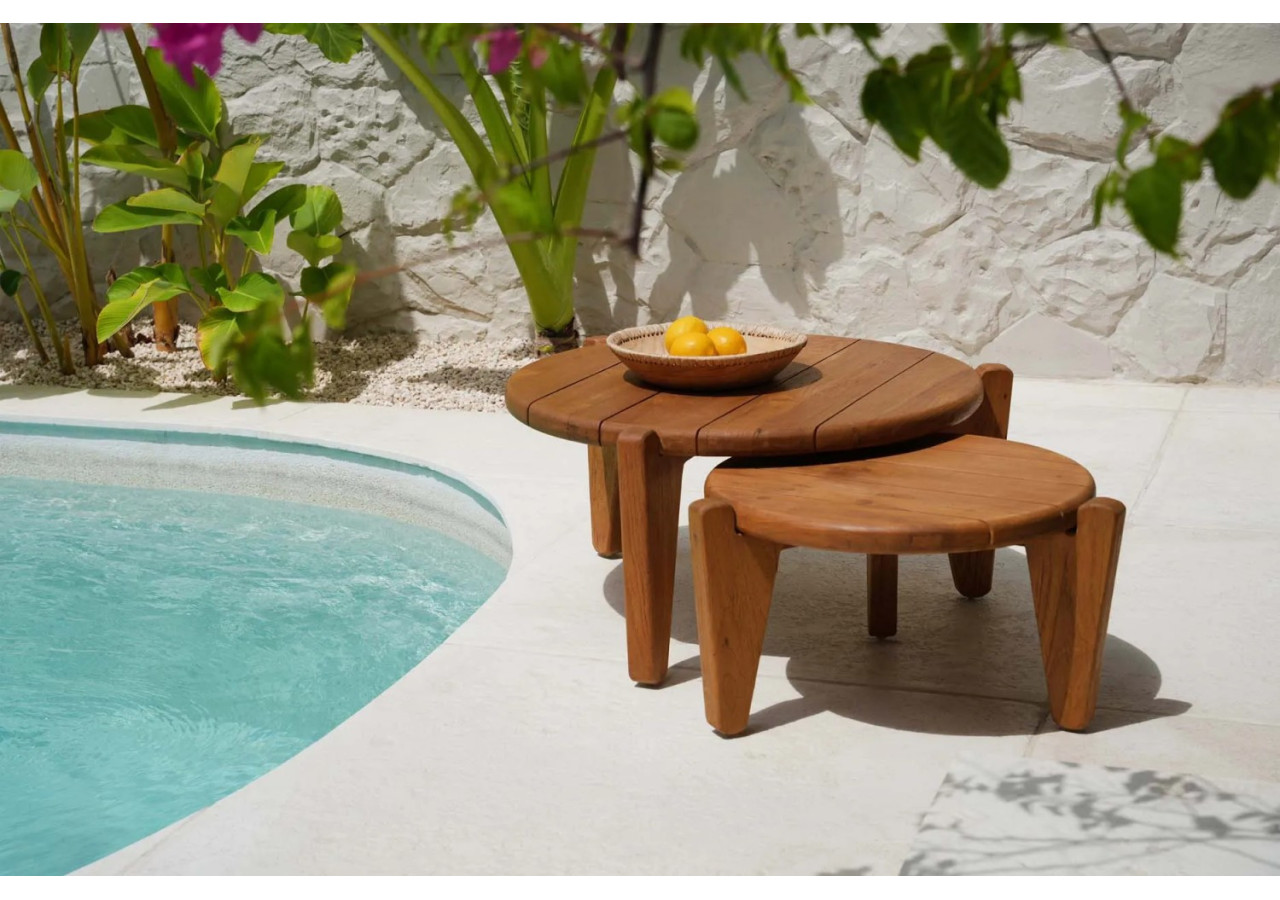 Table basse Seseh - M - Extérieur - JAECOL006N-M - Bazar Bizar