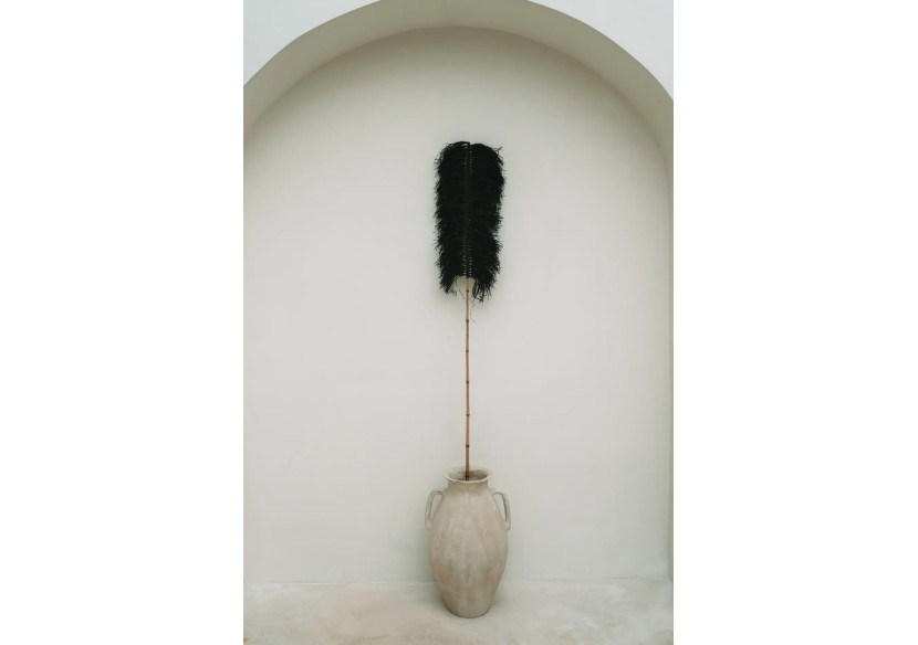 Palmeira en Raffia - Noir - BAJN117B - Bazar Bizar Palmeira en Raffia - Noir - BAJN117B - Bazar Bizar