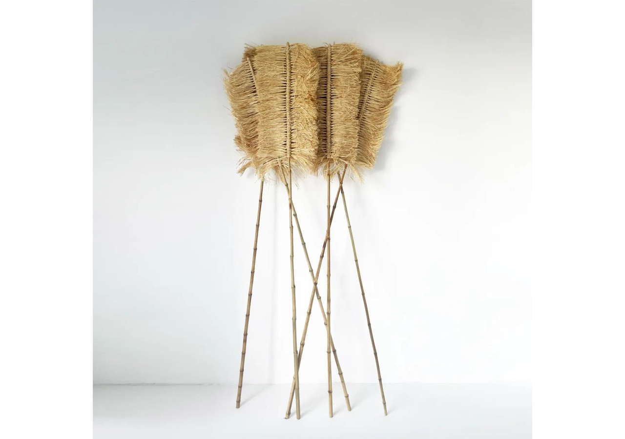 Palmeira en Raffia - Naturel - BAJN117N - Bazar Bizar