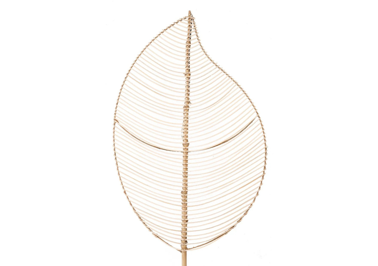 Vase Elliptique en Rotin - Naturel - JARE011N - Bazar Bizar