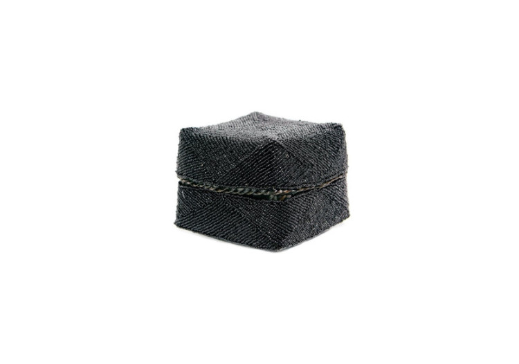 Panier Perlé - Noir - Petit...