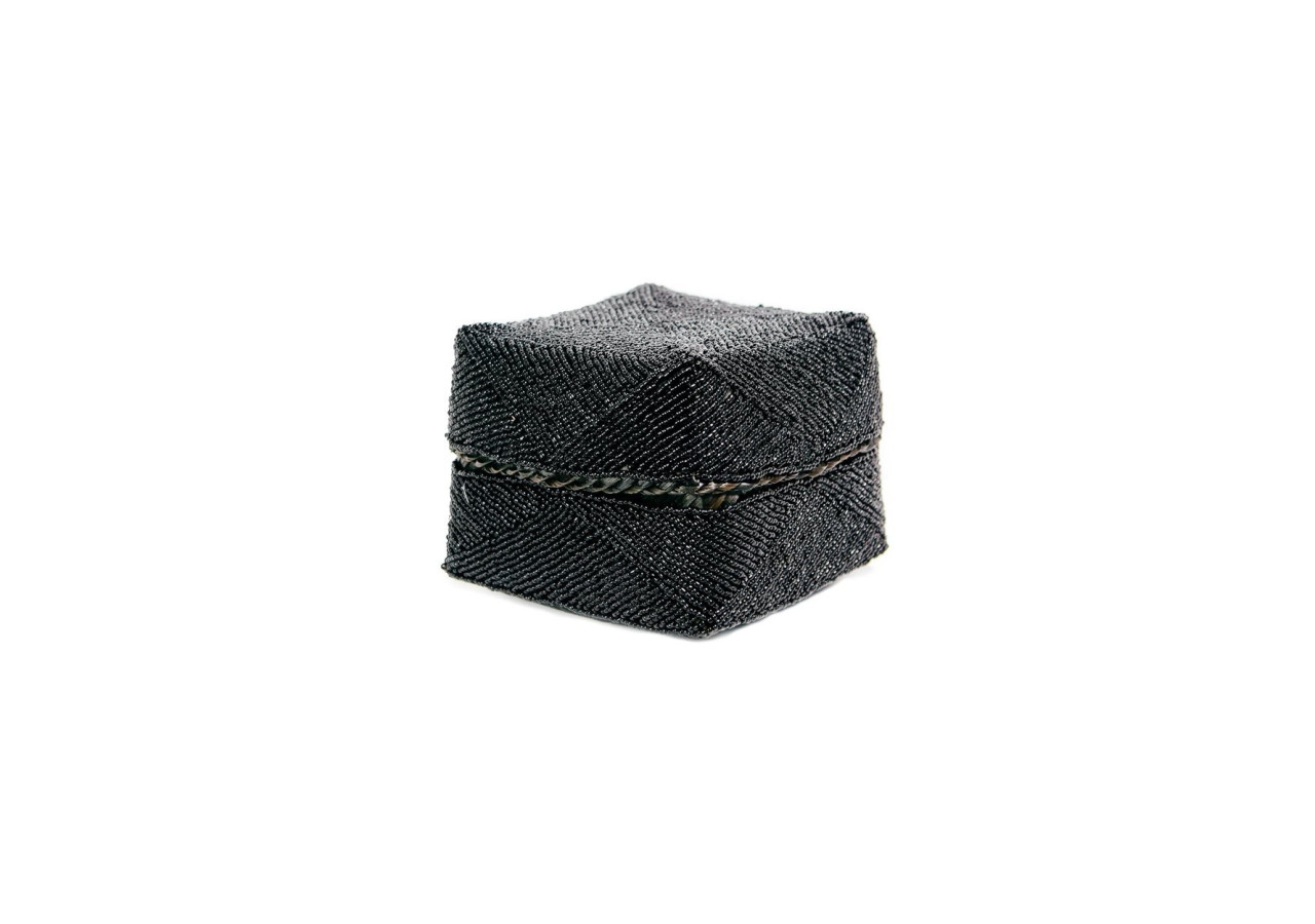 Panier Perlé - Noir - Petit - BA001B-S - Bazar Bizar