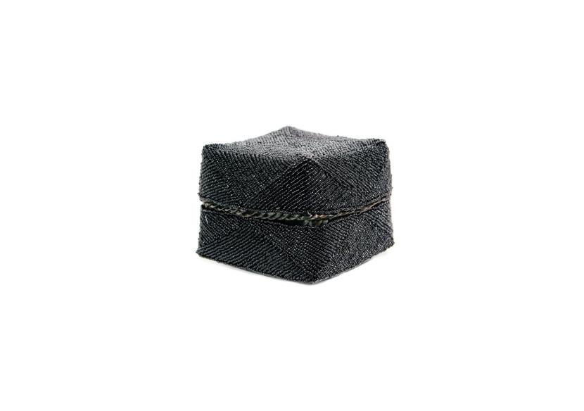 Panier Perlé - Noir - Petit - BA001B-S - Bazar Bizar