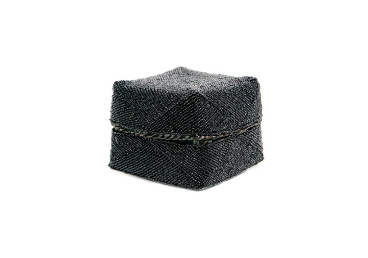 Panier Perlé - Noir - Moyen...