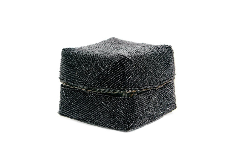 Panier Perlé - Noir - Grand - BA001B-L - Bazar Bizar
