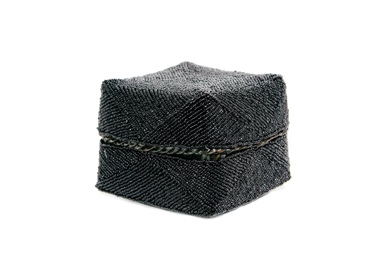 Panier Perlé - Noir - Grand - BA001B-L - Bazar Bizar