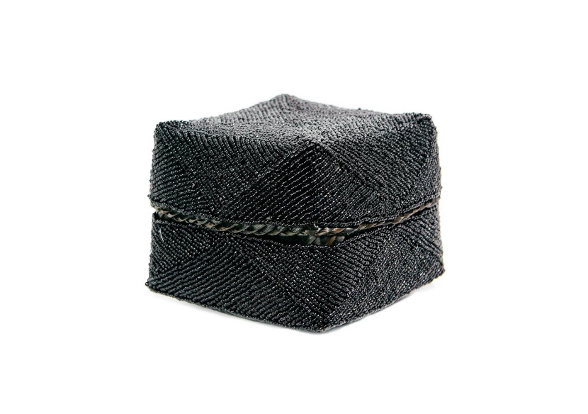 Panier Perlé - Noir - Grand - BA001B-L - Bazar Bizar