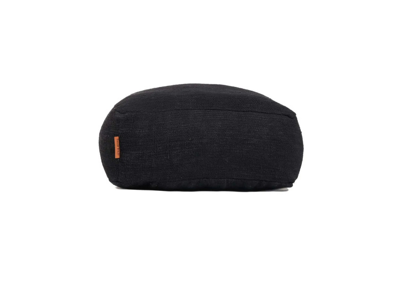 Pouf Confortable - Design compact en tissu noir - JADA002B - Bazar Bizar