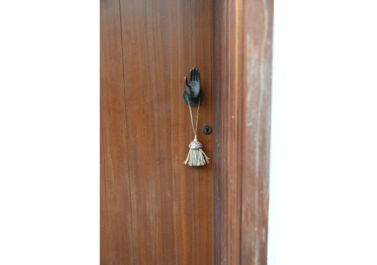 Tassel Raffia Lupina - Élégance naturelle en coquillage - BALE093N - Bazar Bizar 2