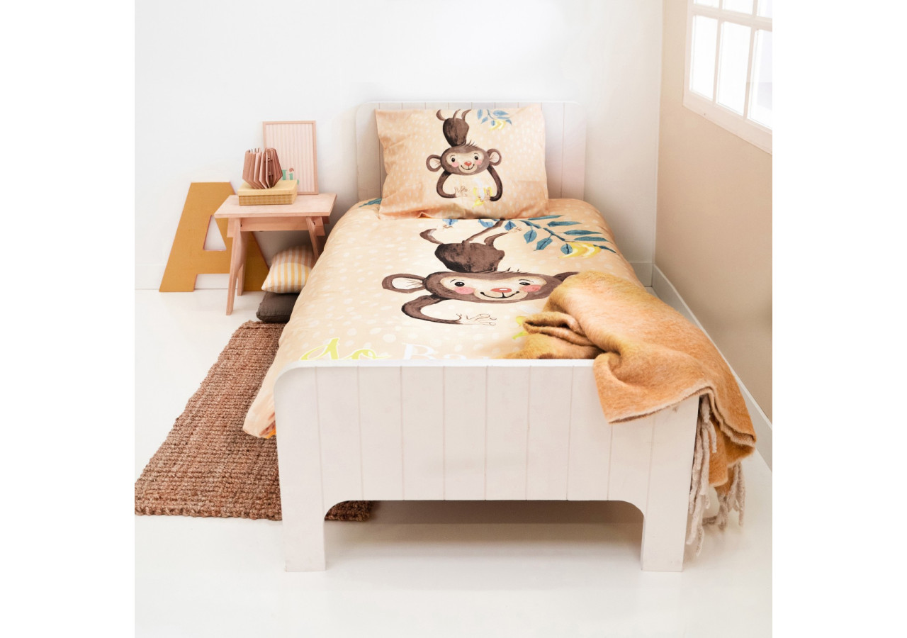 Housse de Couette Little Monster - 135 x 200 cm en Coton Respirant - 17015771 - Royal Textile