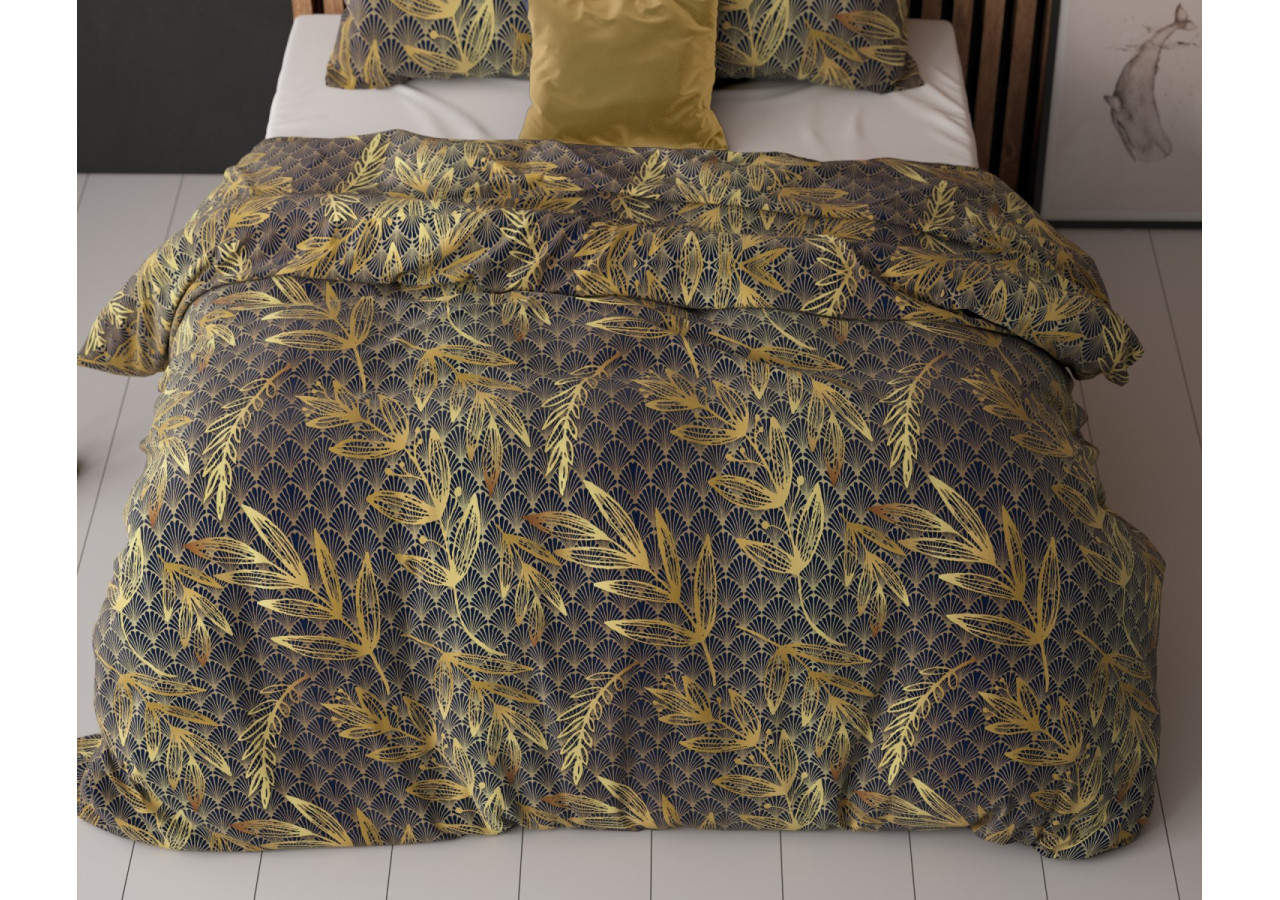 Housse de Couette Goud Rush - 140 x 220 cm en Coton Premium - 15026600 - Sleeptime