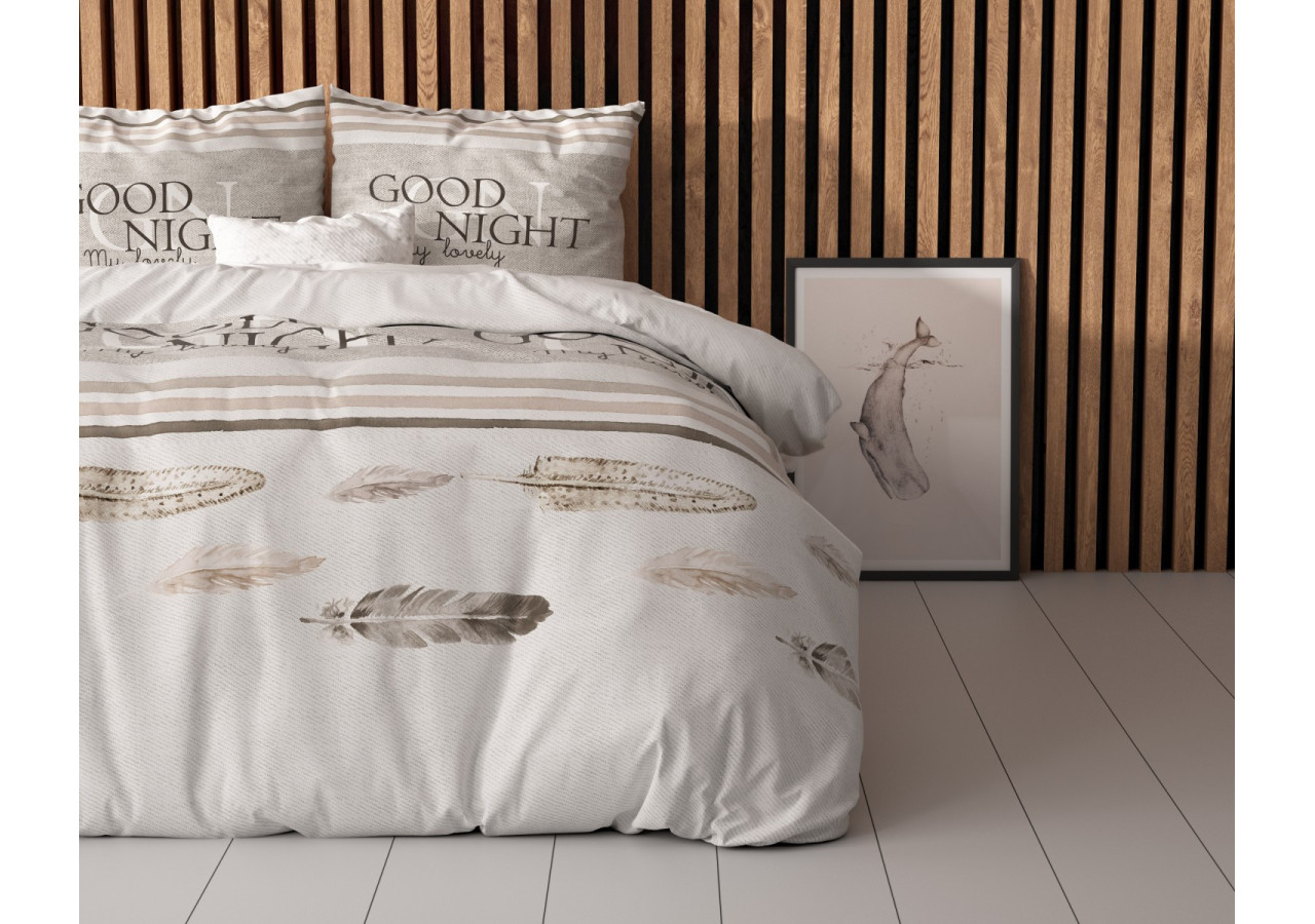 Housse de Couette Good Night - Coton Mélangé 200 x 220 cm - 17016146 - Sleeptime