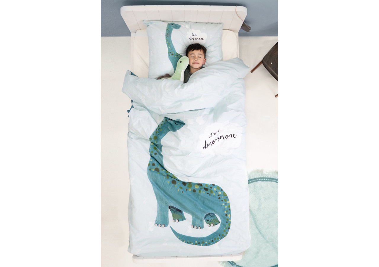 Housse de couette I'm a Dino-Sore - 100% coton 155 x 220 cm - 17015778 - Royal Textile